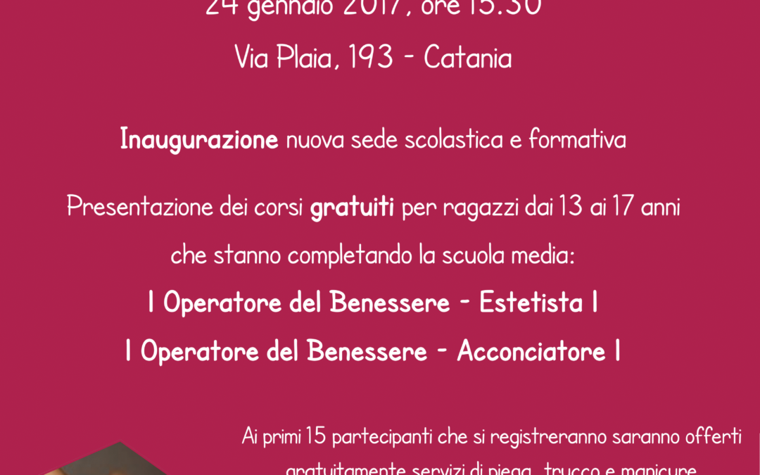 Inaugurazione nuova sede di via Plaia a Catania