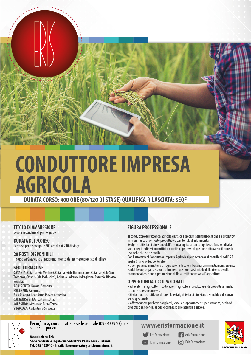 conduttore impresa agricola Tavola disegno 1