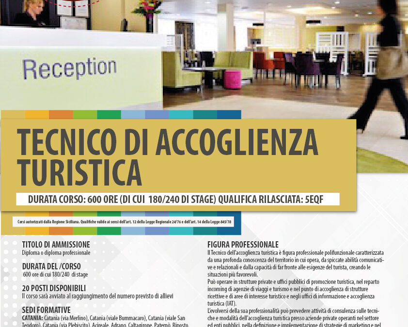 TECNICO ACCOGLIENZA TURISTICA Tavola disegno 1