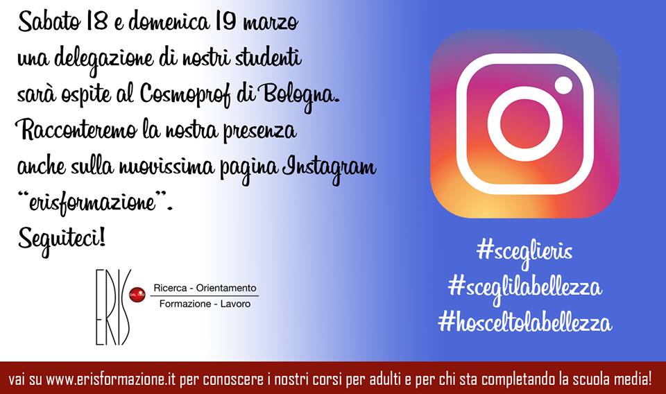 ERIS aggiunge una nuova modalità di comunicazione social e arriva su instagram