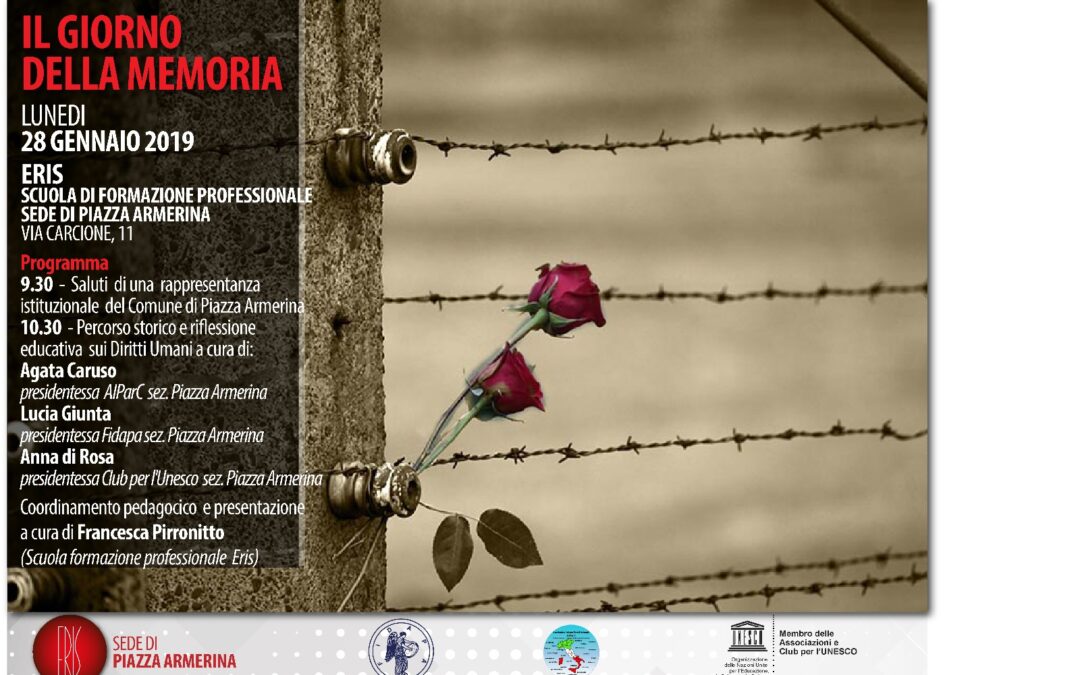 Il giorno della Memoria celebrato all’Eris formazione di Piazza Armerina