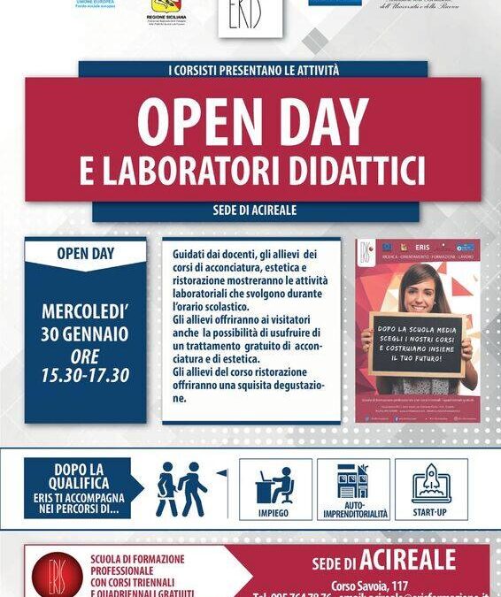 Il 30 gennaio torna l’appuntamento con l’ Open Day della sede di Acireale