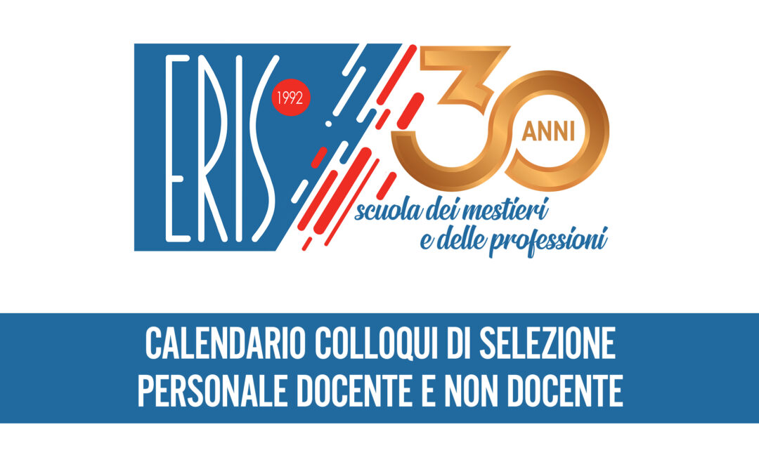 CALENDARIO COLLOQUI DI SELEZIONE – PROVINCE: PALERMO, AGRIGENTO E TRAPANI 
