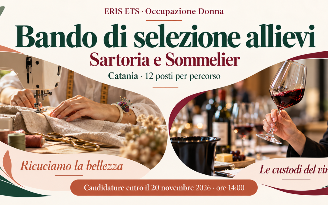 Bando di selezione Allievi – Occupazione Donna